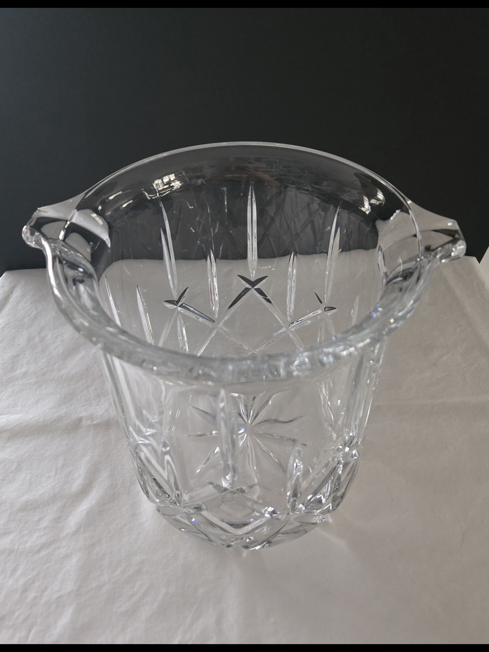 Gorham Lady Anne Cut Crystal Glass Ice Bucket - Picture 3 of 10